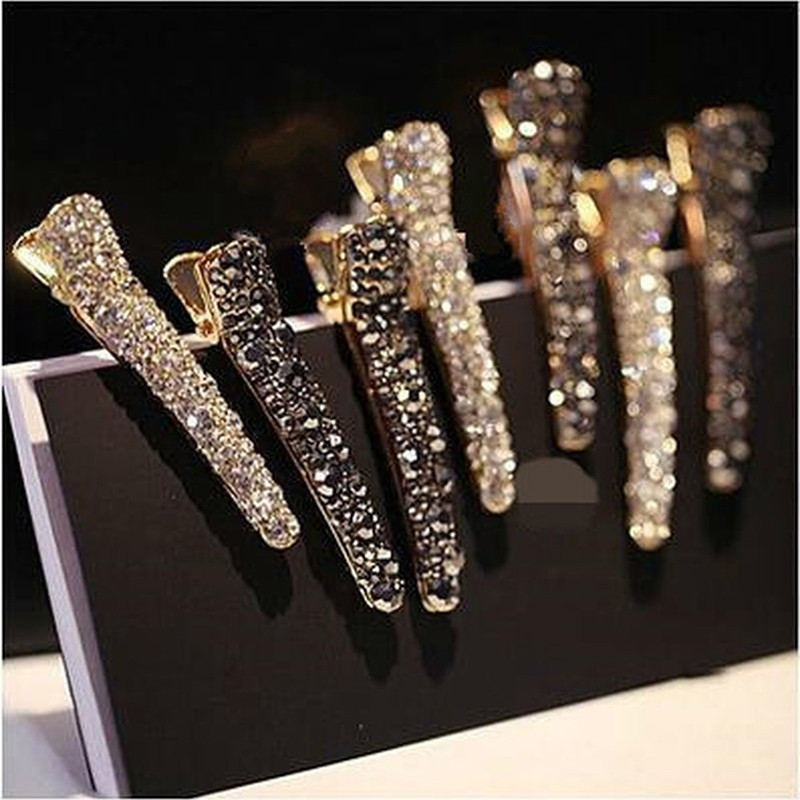Bobby Pins Hair Clips with Rhinestones Trendy Fashion Accessories YS