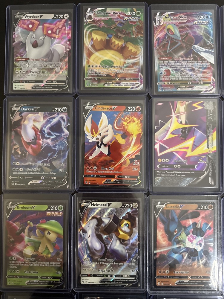 🔥36-  Card Pokémon Lot🔥( VMAX, HOLO, Full Art)