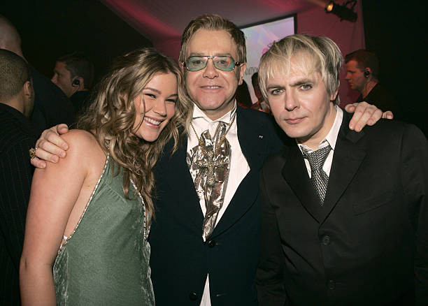 Joss Stone Sir Elton John Nick Rhodes at 13th Elton John AIDS Foundation Gala Old Photo