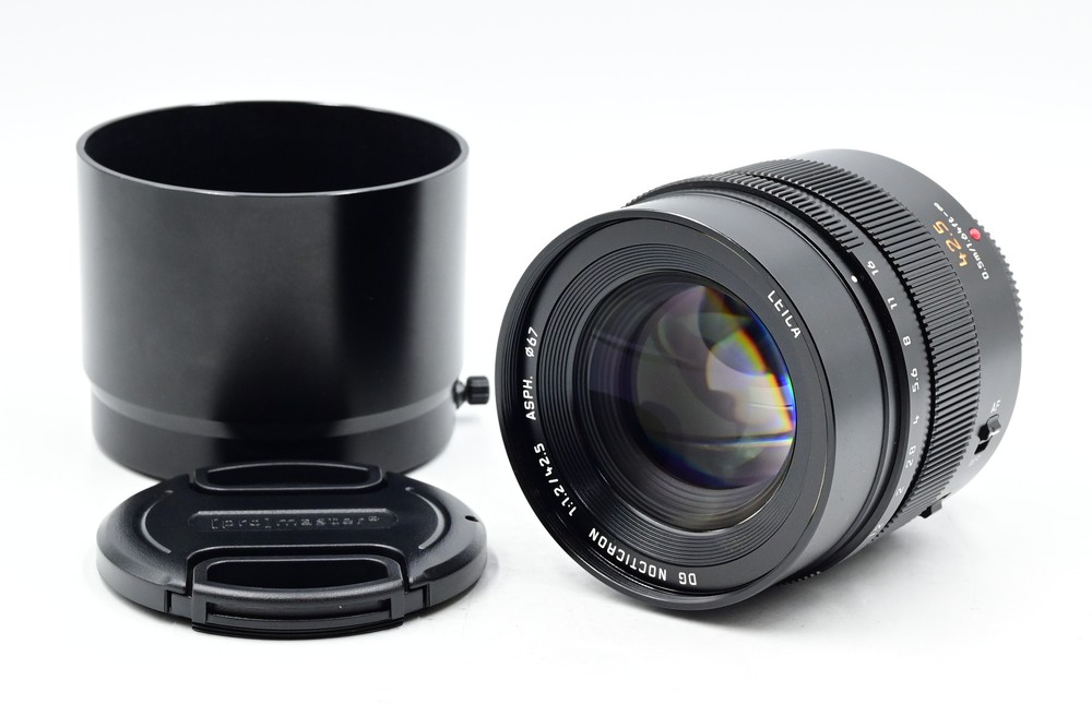 Panasonic Lumix G 42.5mm f1.2 DG Nocticron Power OIS Leica Lens MFT H-NS043 #188