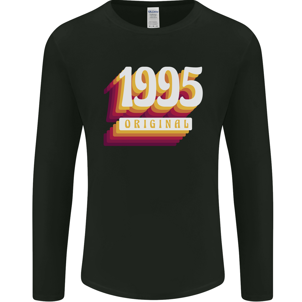 Retro 30th Birthday Original 1995 Mens Long Sleeve T-Shirt