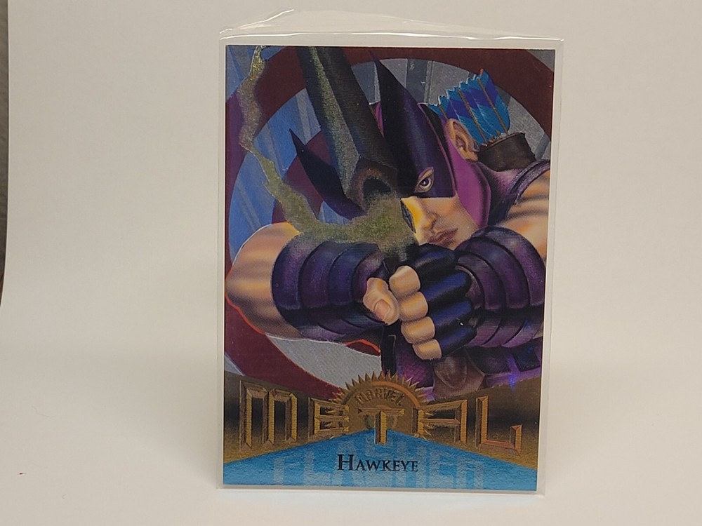 1995 Marvel Metal Flasher Hawkeye 22