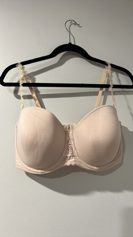 Vanity Fair 38DD Style 74380 nude Beauty Back Strapless Full Figure