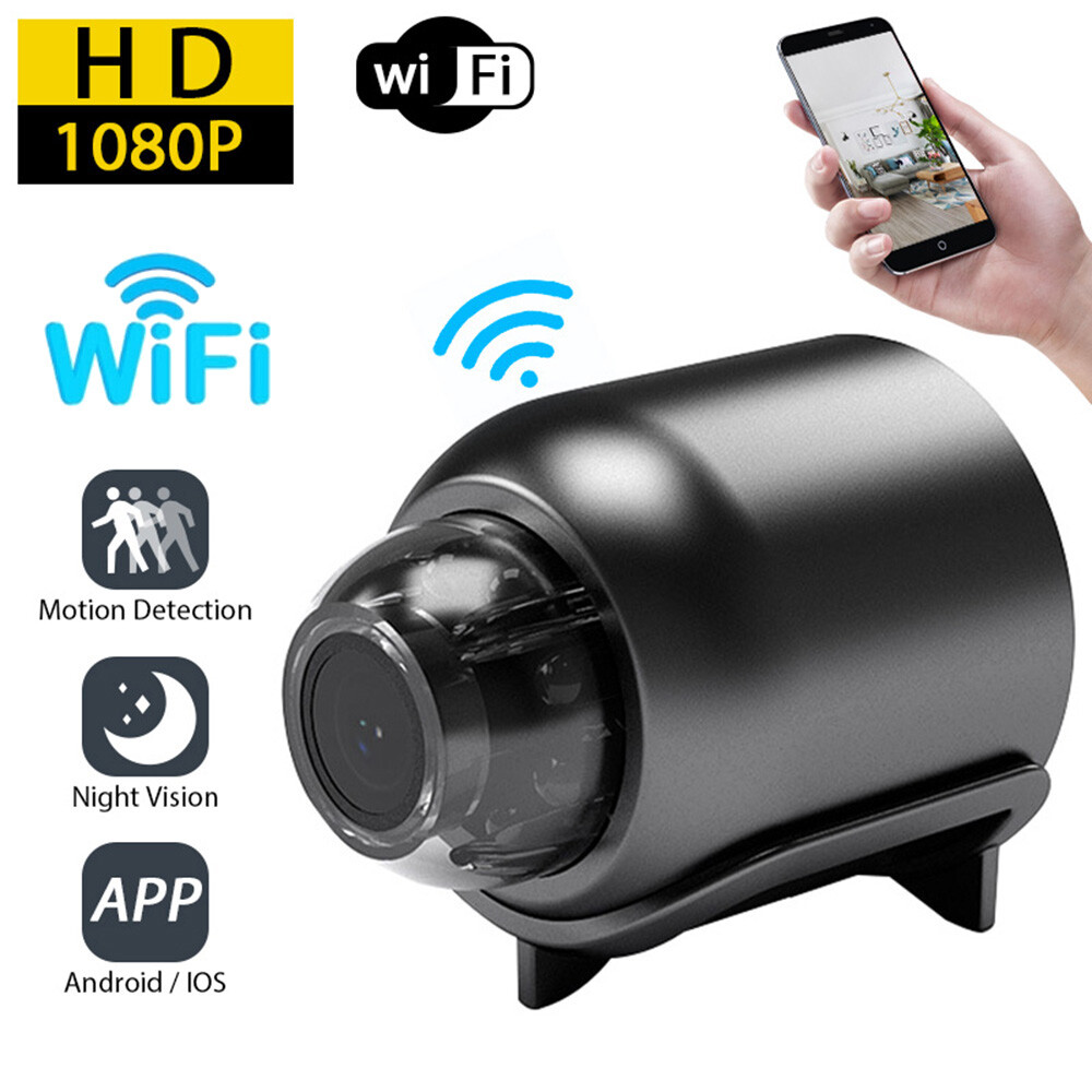 Mini WiFi IP Camera 1080P HD Indoor Security Cam with DVR