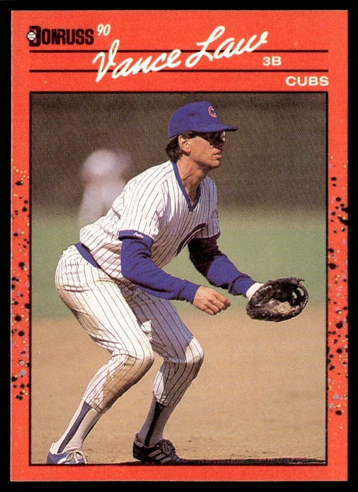 1990 Donruss Vance Law Chicago Cubs #629