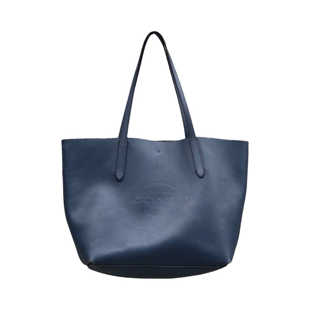 Coach Hudson XL Tote Bag for Women in Navy Blue #F59403