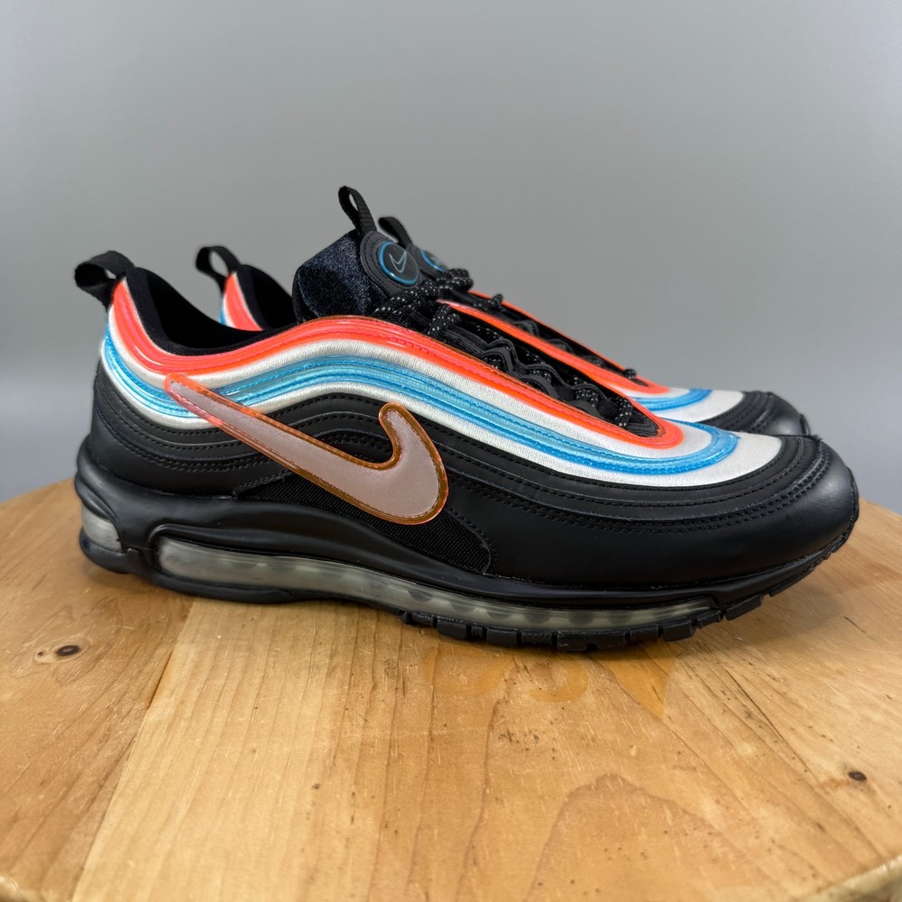 Nike Air Max 97 On Air: Neon Seoul Mens Size 11.5 Shoes Sneakers Reflective 2019