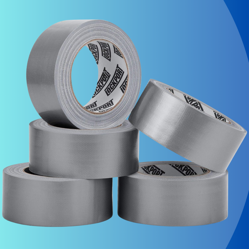 5-Pack Duct Tape Heavy Duty 2 in x 30 Yards Waterproof Indoor Outdoor Repair
