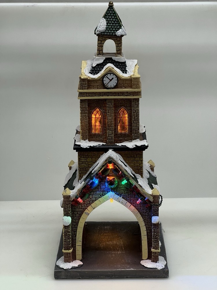 Carole Towne Collection Gibson Street Clock Tower 5286194 Light Up Christmas