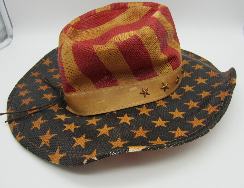 Patriotic Star Studded Trucker Hat by GOLDCOAST SUNWEAR One Size Adjustable
