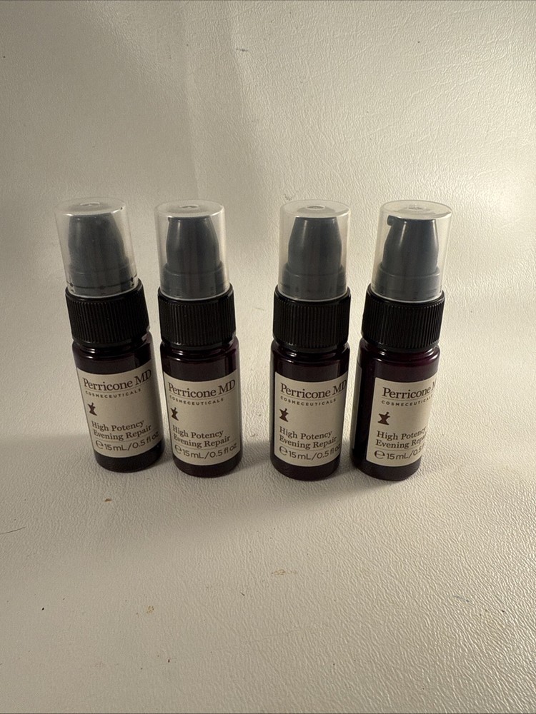 Perricone MD High Potency Evening Repair 4-Pack 0.5 oz 15ml NIB