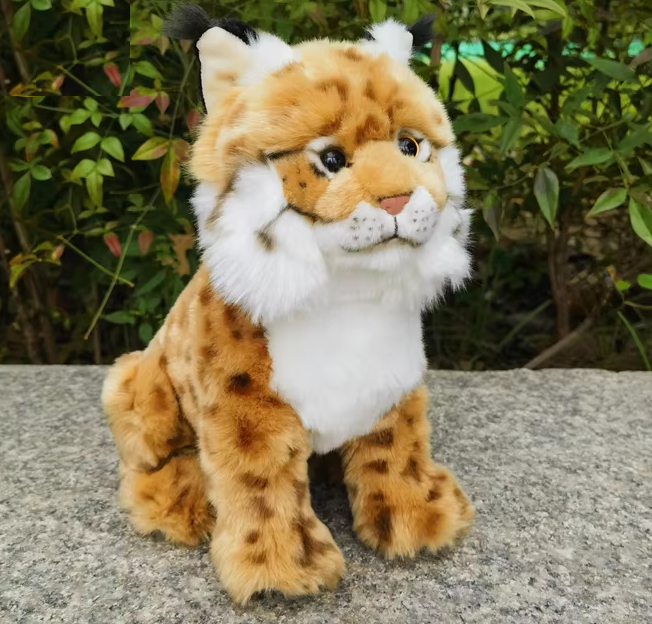 Lynx Cat 11 Inch Stuffed Animal Plush Toys Toddler Doll Kids Gifts