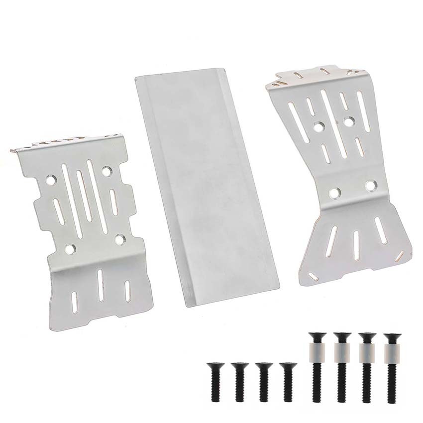 Stainless Steel Chassis Guard Plate Set LY189 Accessories for ARRMA 1/10 GORGON