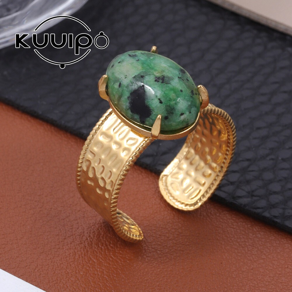 Accessories 18k ring niche royal open gold-plated female electroplated steel