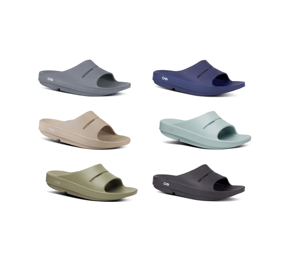 New OOFOS Mens OOahh Slide Sandal All Colors & Sizes - Authentic - (NEW COLOR!)