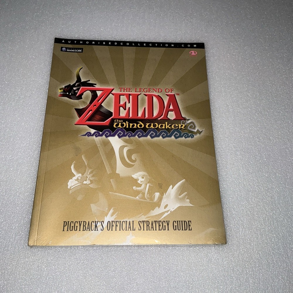 The Legend Of Zelda The Wind Waker Official Strategy Guide NEW SEALED RARE