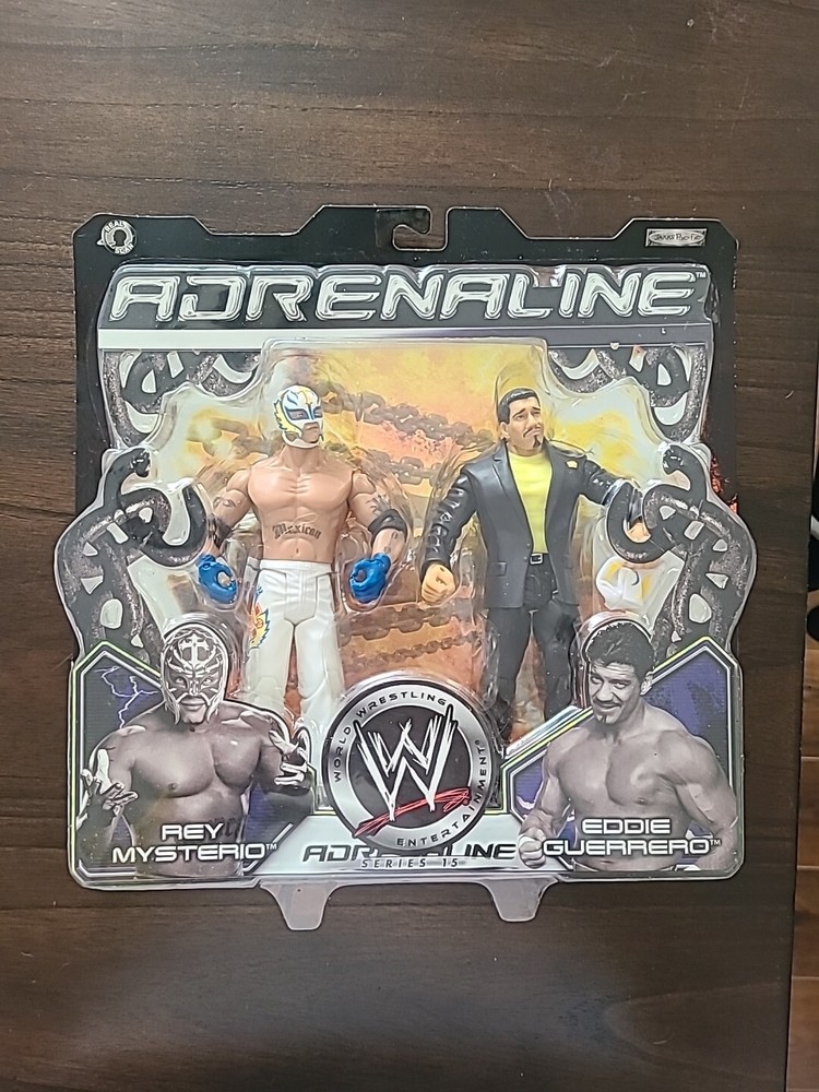 WWE Jakks 2 Pack Eddie Guerrero & Rey Mysterio Adrenaline Series Figures