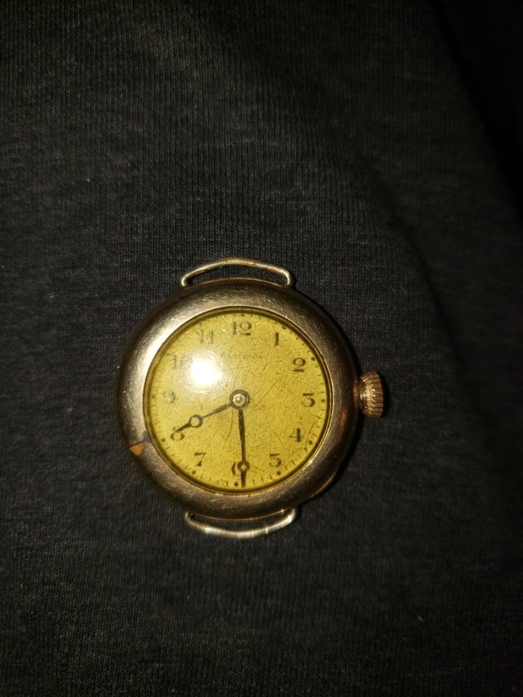 Antique 1918 Hamilton Ladies Wristwatch GradE 986 17J Original Dial Gold Filled”