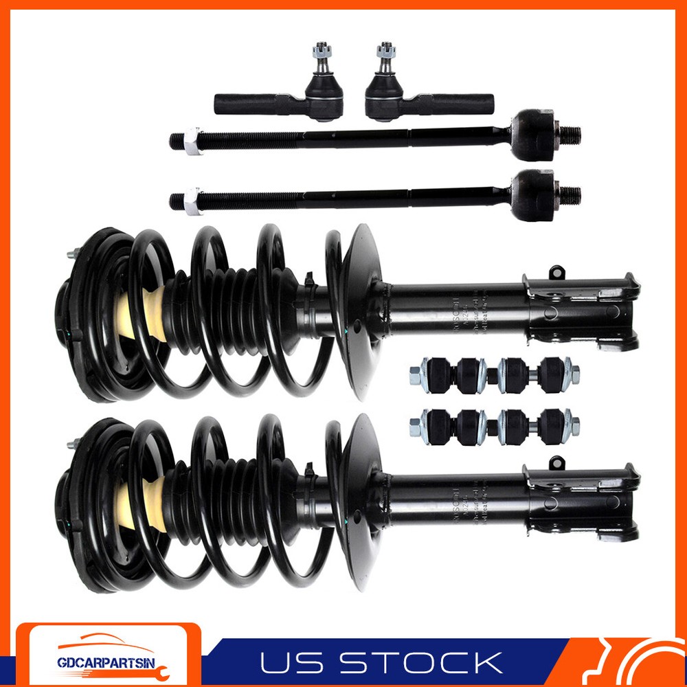 2001-2010 Chrysler PT Cruiser Front Strut Tie Rod Sway Bar Link Kit Non-Turbo