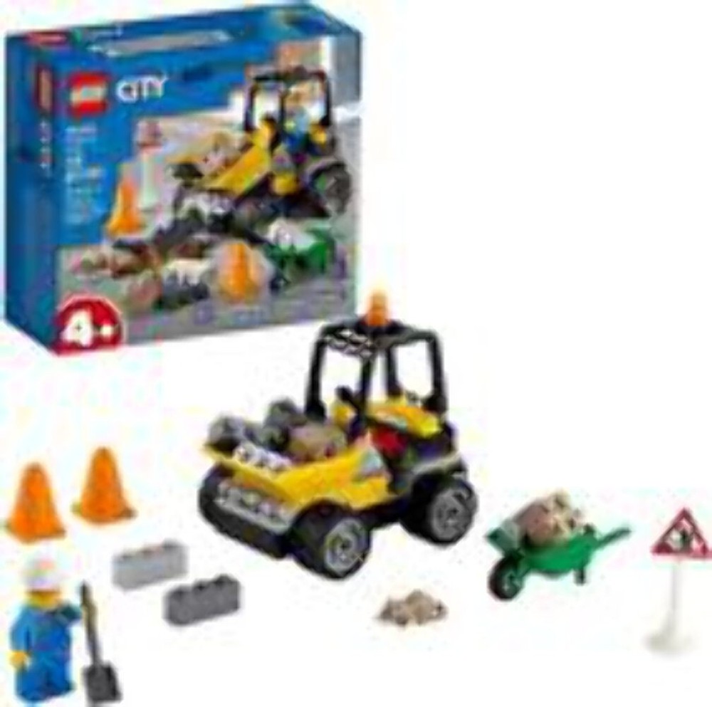 27416 - LEGO City Roadwork Truck Construction Set Building Toy for Kids |1-3|