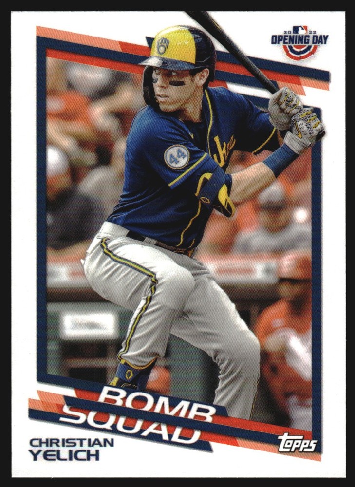 2022 Topps Opening Day Bomb Squad #BS25 Christian Yelich