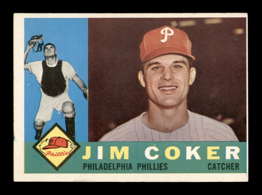 1960 Topps #438 Jimmie Coker NM Baseball Card OBGcards