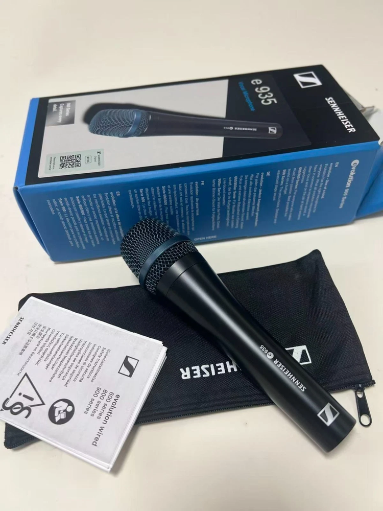 New Sennheiser E935 Dynamic Vocal Performance Handheld Microphone Cardioid Black