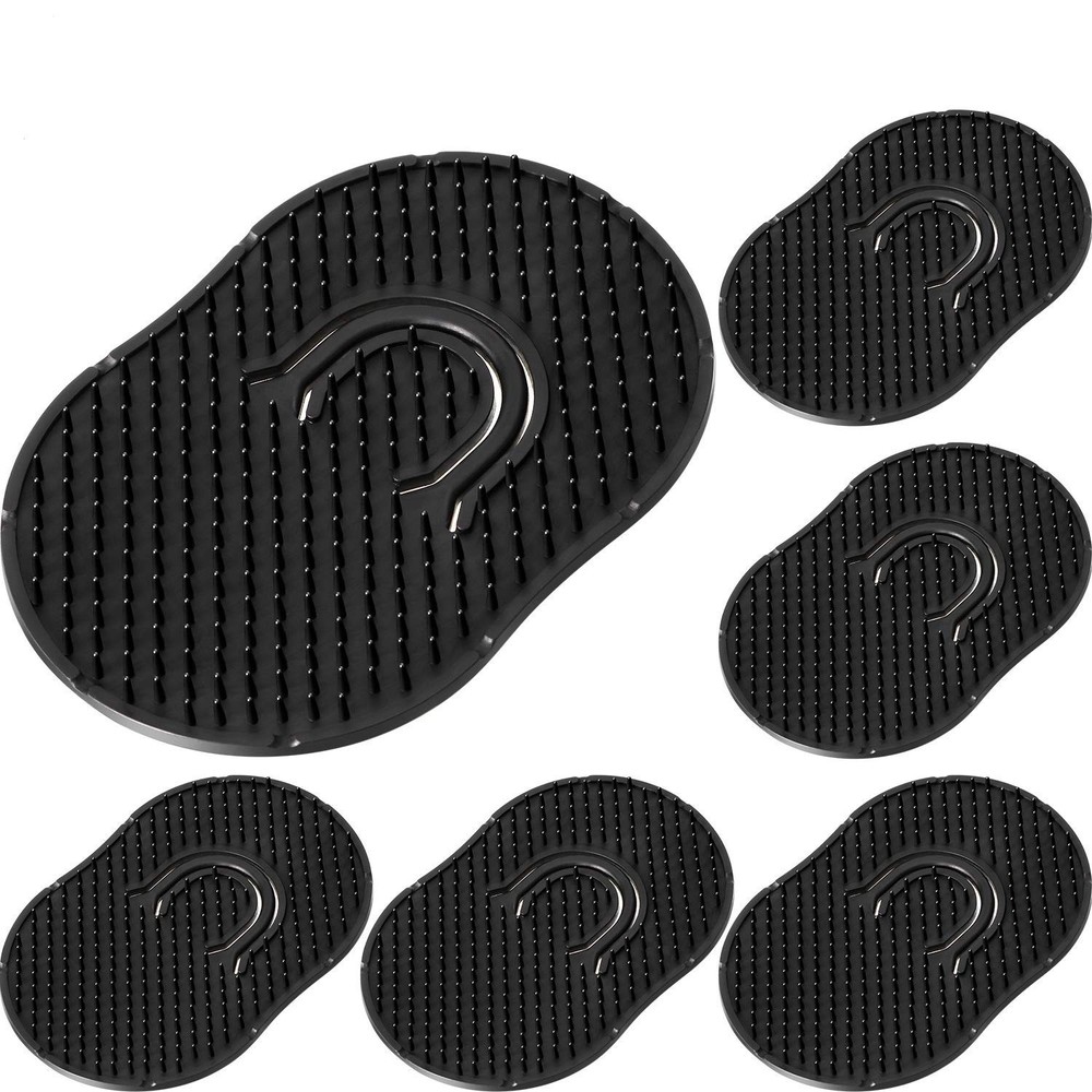 Boao 6 Packs Soft Portable Pocket Palm Combs, Shampoo Comb, Massager Hair Brush,