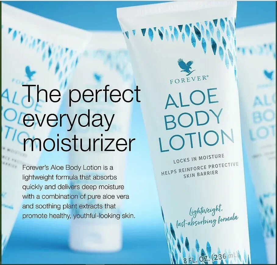 Forever Living Aloe Body Lotion Moisturizing 8oz New Sealed exp 1/25