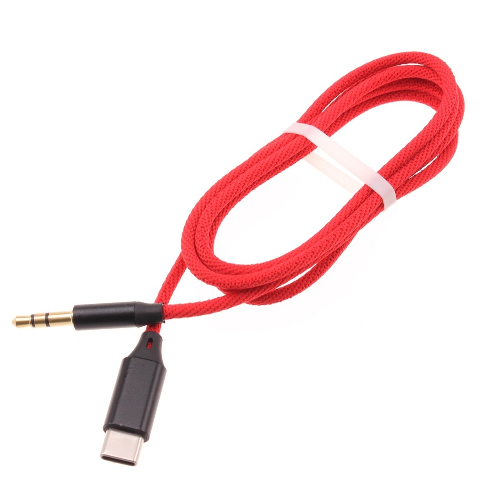USB-C to 3.5mm Aux Cable Audio Cord Car Stereo Aux-in Adapter for Cell Phones