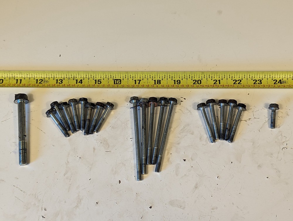 Honda CBR600F Hurricane Upper and Lower Case Bolts