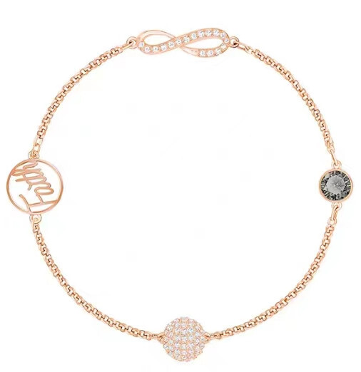 SWAR0VSKI remix collection Bracelet bangle , Rose Gold Plated , New In Gift Box