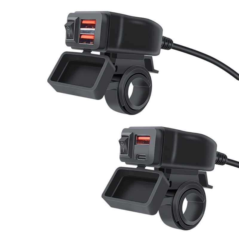 QC3.0 Fast Charging USB Voltmeter for Motorcycles