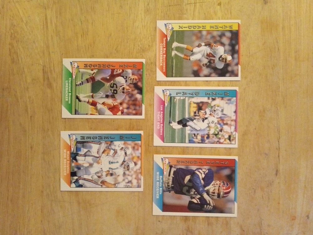 1991 Pacific Football - lot of 5 cards