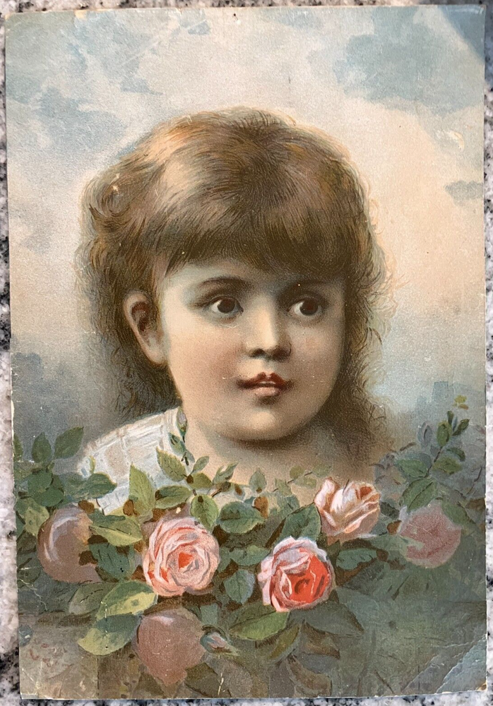 Vintage Atlantic & Pacific Tea Co ad card for tea coffee baking powder