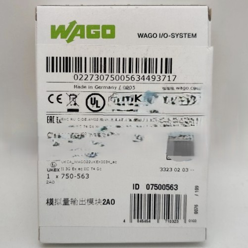 New In Box WAGO 750-563  PLC Module 750-563 750-563