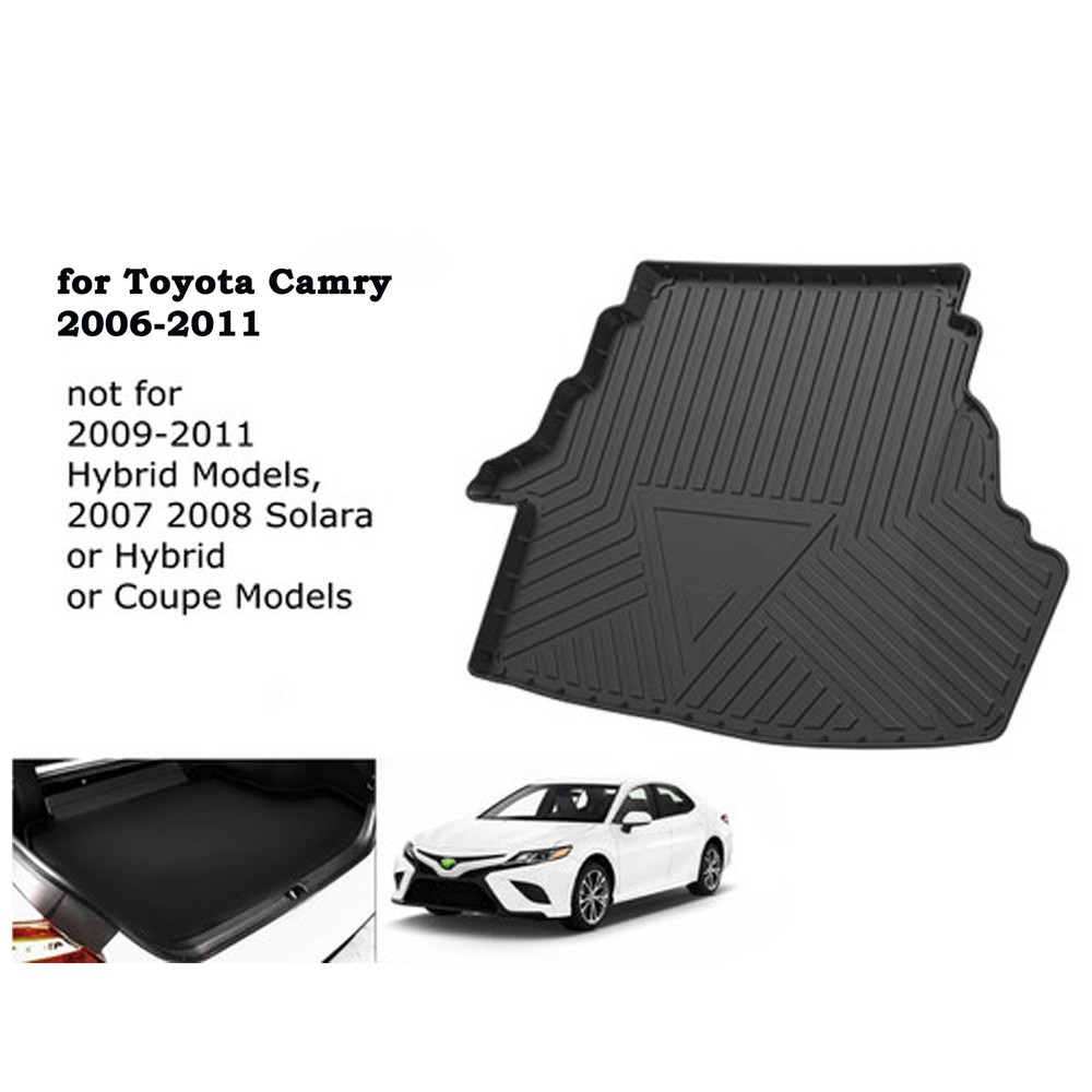 TPO Trunk Liner Mat for 2006-2011 Toyota Camry All-Weather Protection