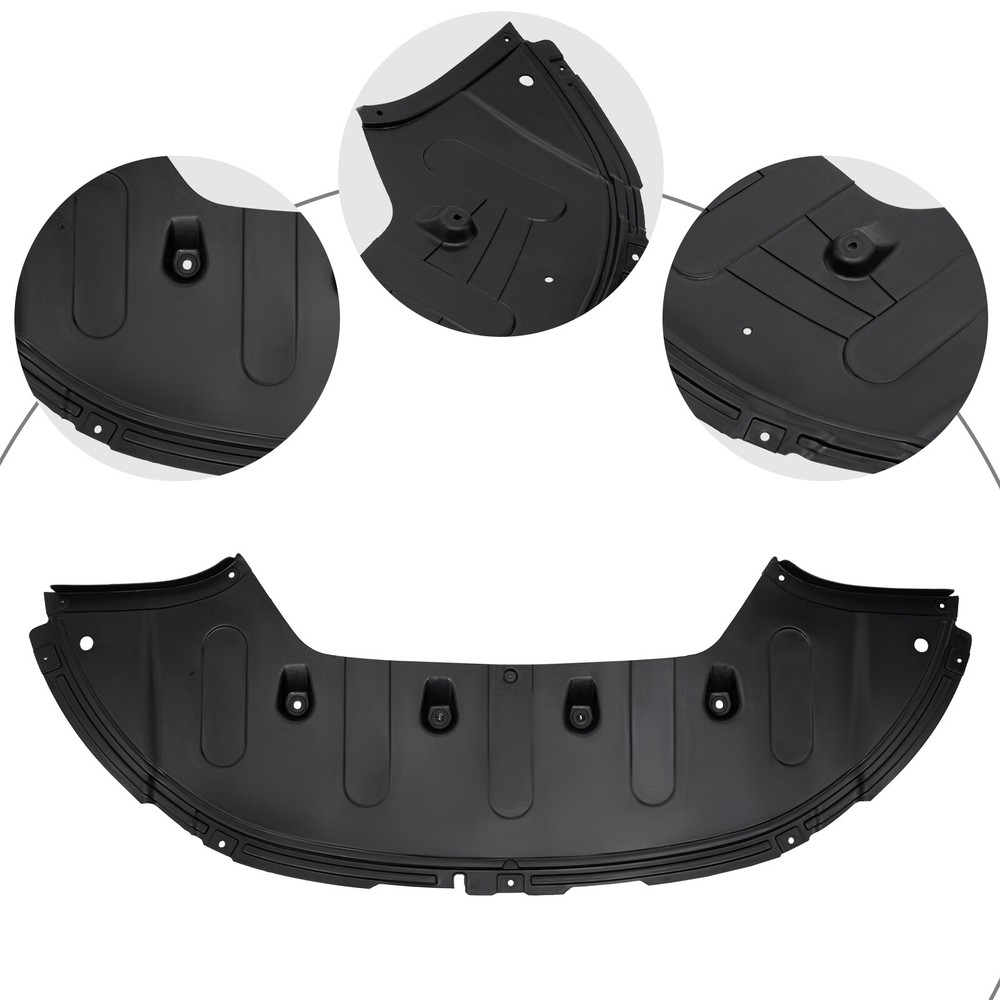 Black Front Engine Splash Shield Under Cover For 2016-2018 Kia Optima, 29110D400