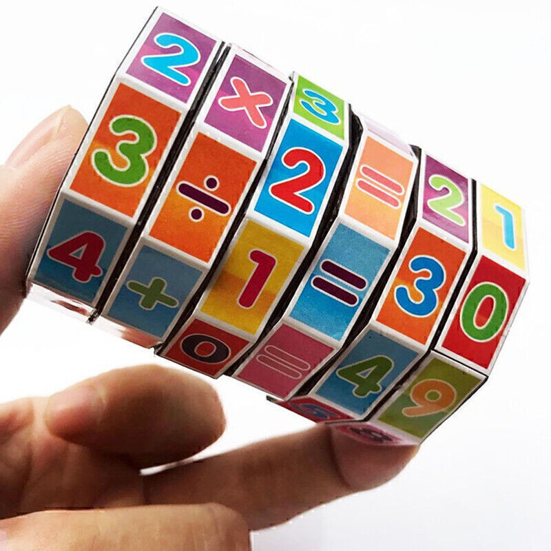 Math Magic Cube Puzzle Toy for Kids Learning Numbers