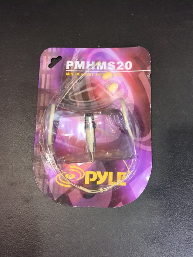 Pyle-Pro Wired Headset Boom Mini XLR Omni-Directional Microphone New PMHMS20