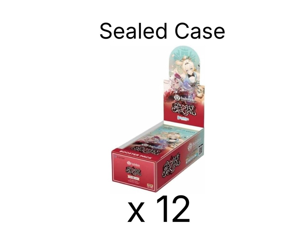 Case(12 Boxes)Hololive Official Card Game Vol.6 Ayakashi Vermillion Booster Box