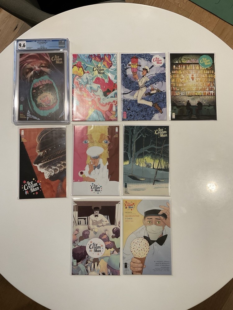 Image Comics Ice Cream Man Variant Cover 1 (CGC 9.6), 2, 3, 4, 5, 6, 7, 9
