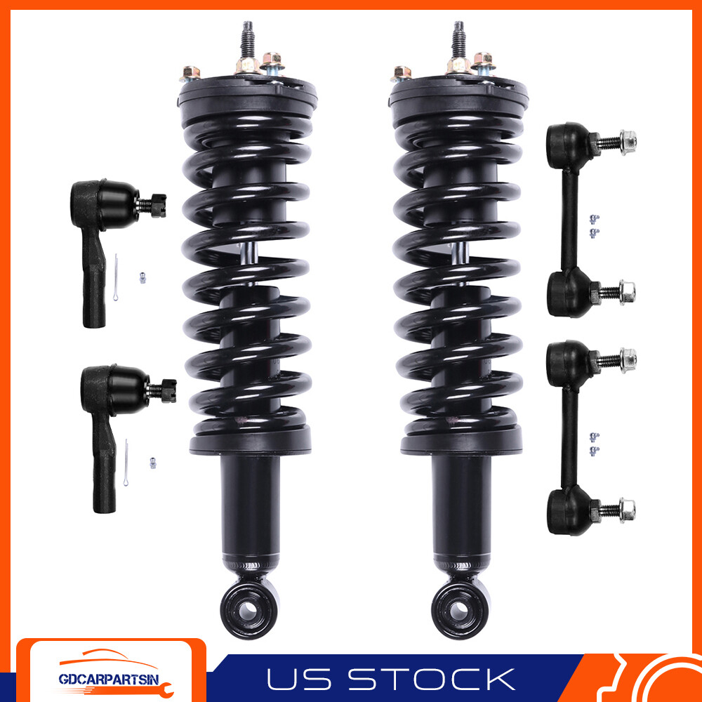 Chevrolet Colorado 2WD Front Suspension Kit with Quick Struts, Sway Bar & Tie Rods