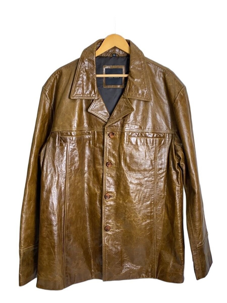 Leather Jacket Blouson/-/-/Brw/Plain 5599