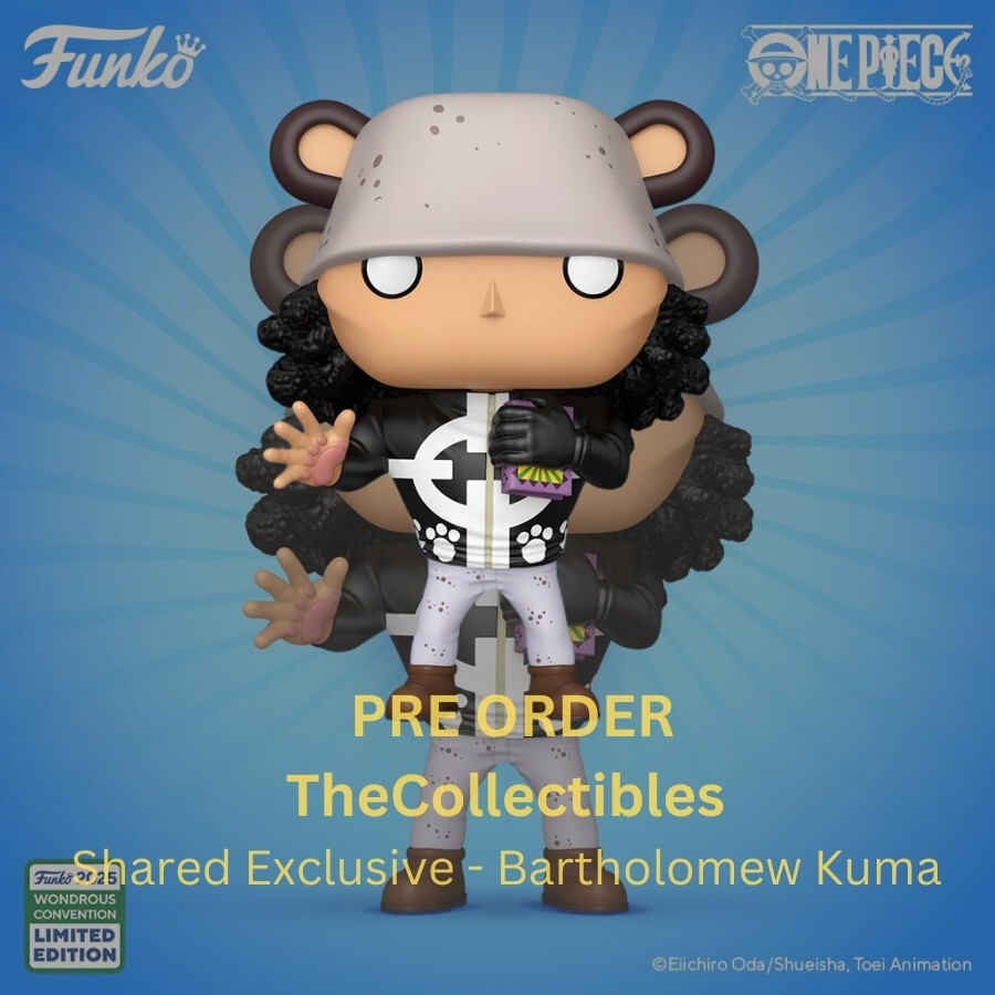 One Piece Bartholomew Kuma Funko Pop WonderCon 2025 Presale Exclusive-image