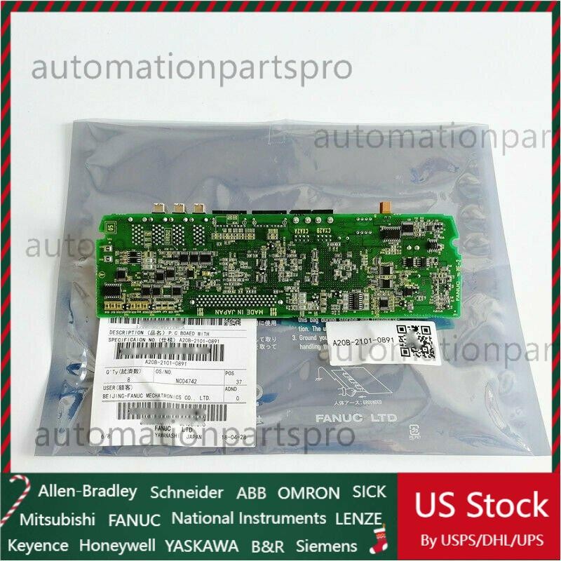 1Pcs New Fanuc A20B-2101-0891 Circuit Board A20B21010891 One year warranty