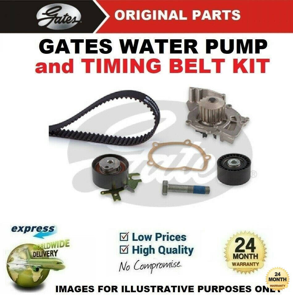 GATES WATER PUMP & TIMING BELT KIT for FORD GALAXY 2.0TDCi 2006-2015