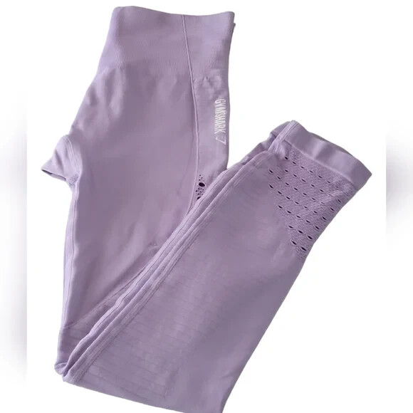 Gymshark Energy Seamless Lavender Capri Leggings XS/S