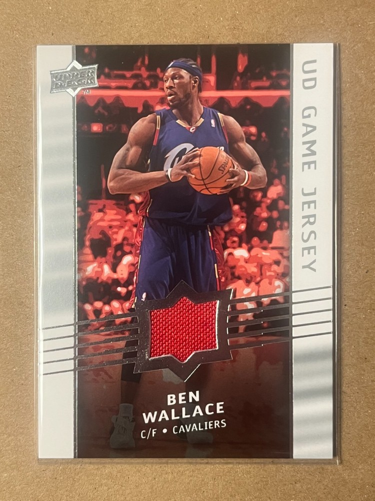 2008-09 Upper Deck - UD Game Jersey #GA-BW Ben Wallace (MEM) Cavs Pistons