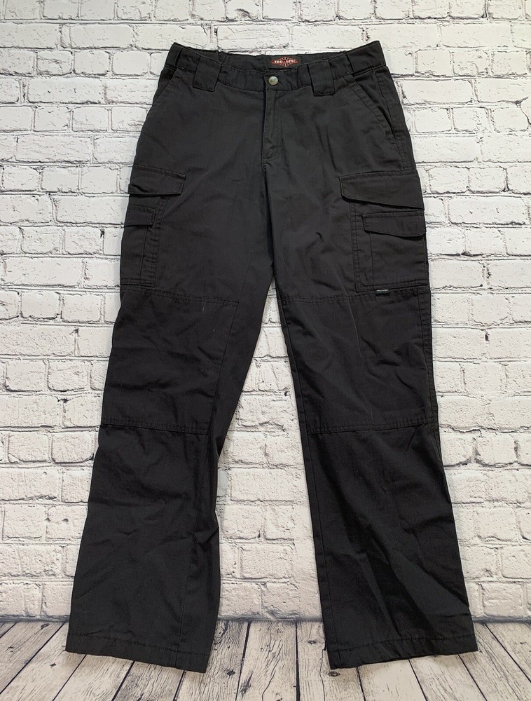True-Spec Women's Tactical Cargo Pants Ripstop Hiking Outdoor Black Size 6-30